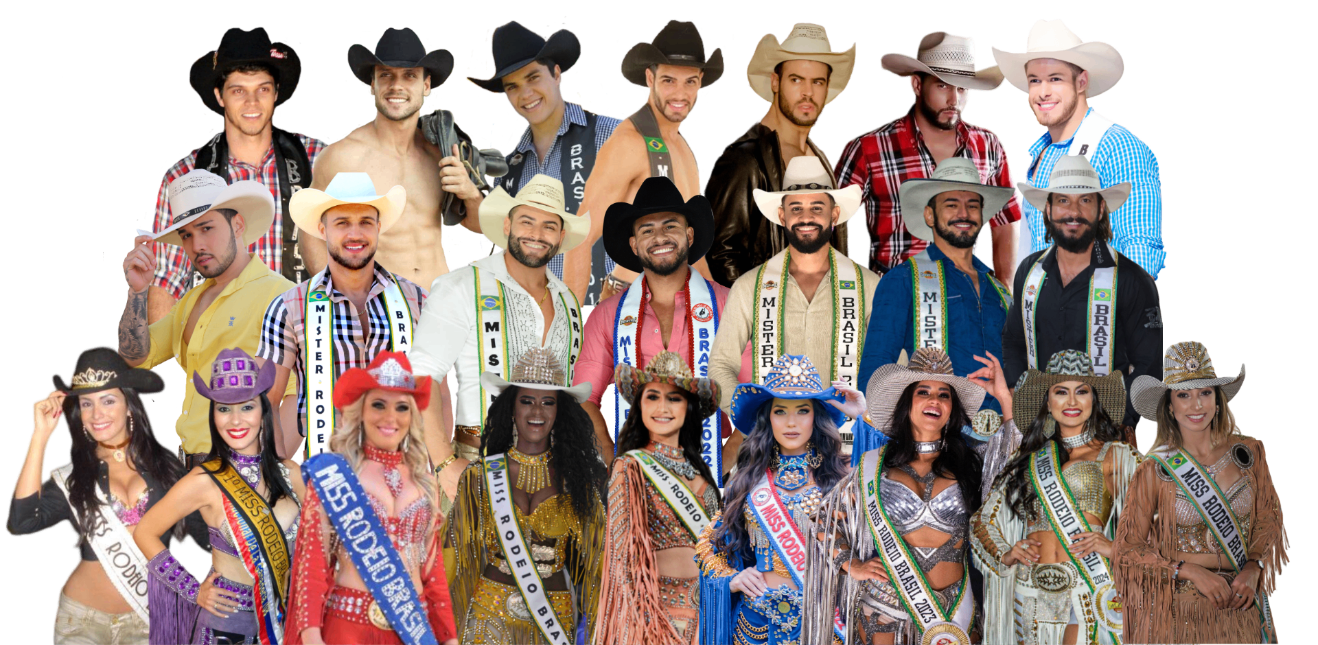 Vencedores do Miss e Mister Rodeio Brasil